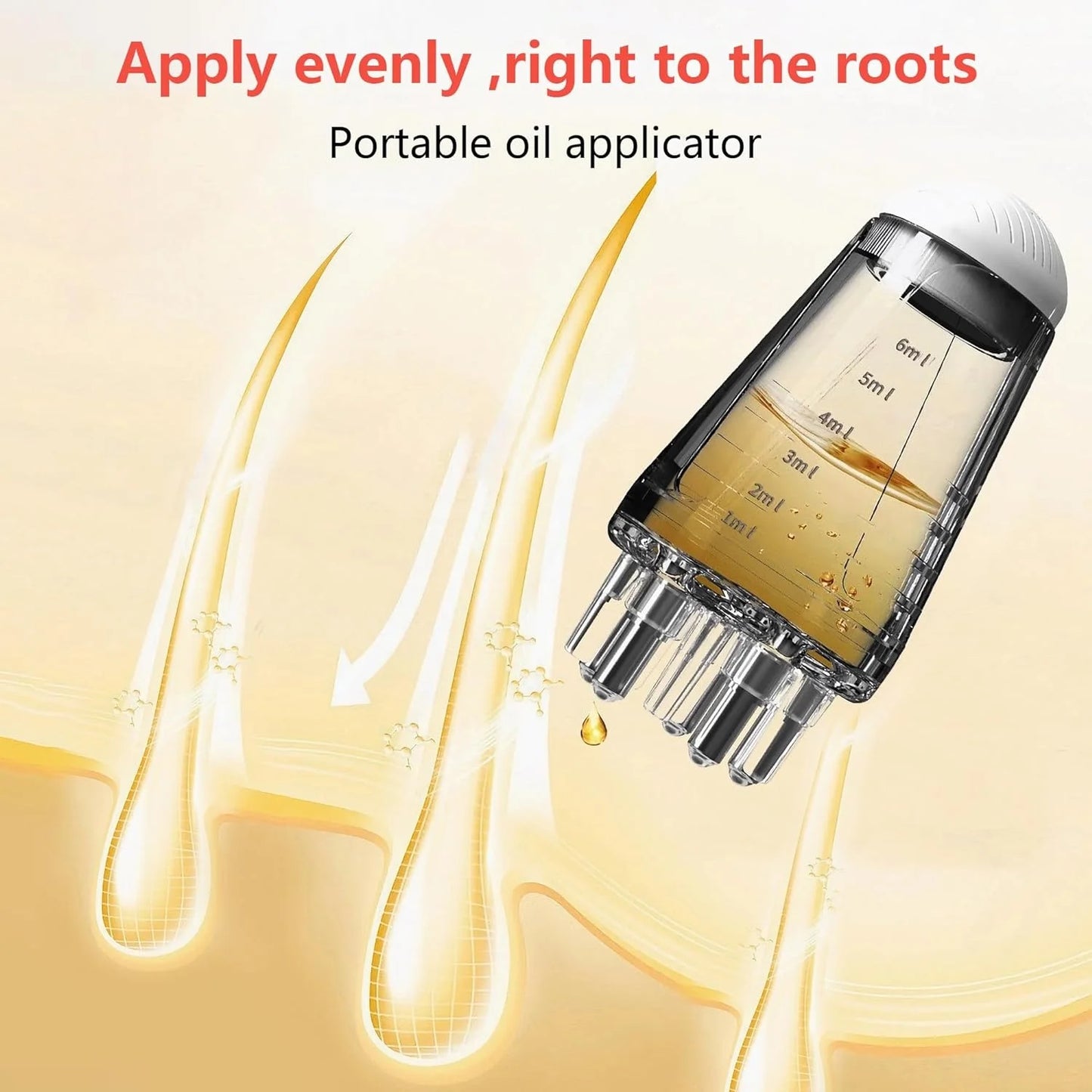 Ergonomic Hair Treatment Applicator
